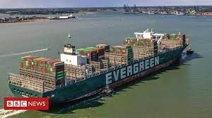 Ever Given: Cargo ship that blocked Suez Canal arrives in Felixstowe