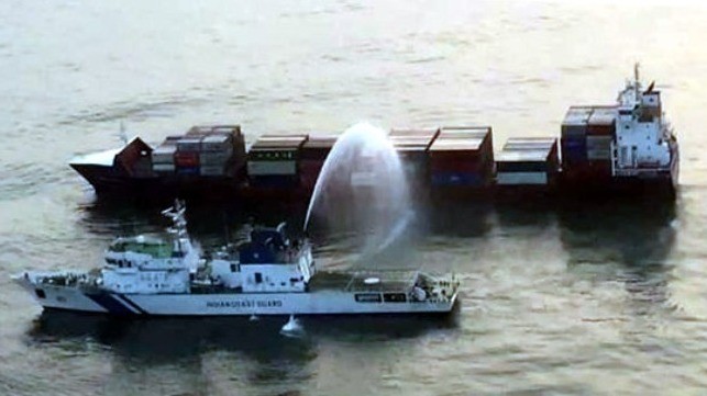 Container Fire on Ship Off India Highlights Ongoing Danger