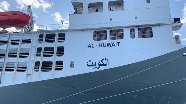 Ex-Wellard Livestock Carrier Completes First Voyage as Al Kuwait